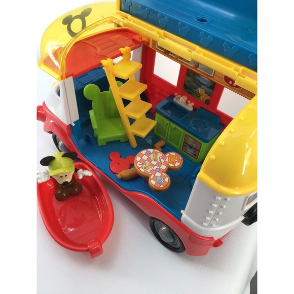 Disney RED BUS Accessories Boat Included Toy Vehicle Car - Picture 8 of 12